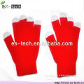 Wholesale warm knitted glove/customized touch screen gloves